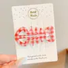 Pinza para el pelo de lazo estilo coreano, nuevo modelo 2026, pinza BB de alta gama para flequillo y patillas, pinza de pico de pato lateral