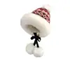 Gorros de Lana para Hombres y Mujeres en Otoño e Invierno, Engrosados y Cálidos, Que Muestran la Cara, Protegen los Oídos, Gorros de Felpa, Gorros Lei Feng de Punto a Prueba de Frío para Ciclismo