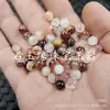 Contas Redondas de Cristal Otimizadas Contas Soltas Raiz de Lótus Violeta Contas de Citrino Rosa Pulseira Colar Acessórios de Joias Contas