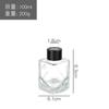 Suministro en Stock de Botellas de Aromaterapia Romanas, Botellas Vacías, Botellas Sencillas de Vidrio para Aromaterapia, Botellas Difusoras de Flor Seca de Ratán