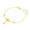 Pulseira Xiangyun 3D banhada a ouro duro Shajin do Vietnã estilo nacional fornecimento ao vivo pulseira Dia dos Namorados Tanabata joias atacado