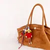 Pingente de Bolsa Porquinho de Feltro de Lã Nepalesa Chaveiro de Carro Tecido à Mão Presente para Casal Pingente de Bolsa Atacado