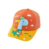 Gorra de niño verano nueva visera gorra de béisbol exterior niños gorra con red solar dinosaurio pequeño gorra transpirable G343
