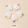 Grande Promoção Pingente de Coração Colorido de Vidro Multicor 20mm Acessórios de Joias para Colar DIY Cor Degradê