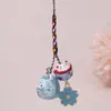 Cor Mágica Sino de Água Flor de Cerejeira Gato da Sorte Corrente para Celular Pulseira DIY Feita à Mão Pingente da Sorte Gato da Sorte Criativo