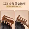 Peine de Sándalo Casero Madera Espesa Madera Maciza Caída del Cabello Mujeres Cabello Largo Meridiano Anti-masaje Peine