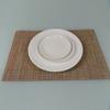Suprimentos para hotéis PVC Placemat descartável Plate Mat Coaster Simples cor sólida PVC à prova d'água antiderrapante Western Placemat Teslin