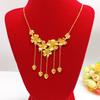 Latón Chapado en Oro, Tres Nuevos Estilos de Collares de Flores para Mujer, Collares para Mujer con Artesanía Exquisita, Joyería de Estilo Chino Nuevo al por Mayor