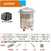 Estufa para Dumplings Fritos a Gas Máquina para Freír Dumplings Máquina Rotatoria Automática para Dumplings Fritos en Agua Puesto de Dumplings Fritos Máquina para Gyozas Máquina para Tortillas Planas Puesto de Desayuno