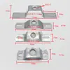 Placa de Montaje Colgante Estándar Americano Forma de Arco Base de Montaje en Techo M10 Accesorio de Iluminación Tira Trasera Lámpara Colgante Placa de Hierro Galvanizado Estampada Accesorios de Iluminación