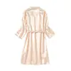 Robe de Noiva, Roupão, Camisola Feminina, Maquiagem de Casamento, Grupo de Madrinhas, Quimono Cardigã para Casamento, Roupão de Banho, Pijama de Manga Comprida, Outono Feminino