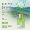Aromaterapia con sabor a té, varillas de ratán sin fuego, aceite esencial de aromaterapia, fragancia a té, perfume de interior, hogar, dormitorio, incienso desodorante de larga duración para baño