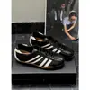 Otoño 2026 Nuevo Retro Moda Piel de Oveja con Cordones Plataforma Aumentador de Altura Casual Zapatillas Estilo Ejército Alemán para Mujer