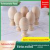 Cabelo liso de fábrica suporte de ovo simulação de madeira brinquedos infantis de Páscoa enfeites DIY