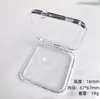Caja de almacenamiento de plástico transparente, vitrina de alta transparencia con tapa antipolvo, caja de embalaje para esmalte de uñas, organizador de herramientas y accesorios para uñas, fábrica