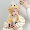 Chapéus de Bebê para Outono e Inverno, Chapéus de Tricô Fofos e Super Fofos com Proteção para as Orelhas para Homens e Mulheres, Chapéus de Lã Puxados Quentes e Espessos para Bebês, Modernos