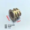 Tuerca Trapezoidal M4M5M6M8M10, Tuerca Empotrada Hexagonal para Muebles, Tuerca de Aleación de Zinc con Diente Interno y Externo con Mediana