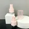 Cabeça de bomba spray tipo press-on cosmético repelente de mosquitos de 24 dentes, cabeça de spray de cobertura total em PP para fixação de maquiagem, grande volume de spray