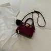 Bolsa de mão com design exclusivo para mulheres, coleção outono 2026, bolsa de ombro minimalista e descontraída estilo coreano, bolsa transversal da moda de cor sólida