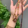 Collar Colgante Zajiram Estilo Chino, Nuevo Nicho Chino Tejido Versátil Único Temperamento Cadena para Clavícula de Mujer
