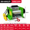 Polipasto Pequeño de Estilo Alemán 220V con Control Remoto Inalámbrico Polipasto Eléctrico de 1 Tonelada Grúa de Elevación Rápida para Trabajo Pesado