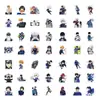 100 pegatinas de grafiti de dibujos animados de prisión azul de dibujos animados funda de teléfono móvil equipaje refrigerador cuaderno guitarra patineta