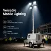 Camión de elevación con iluminación controlado por control remoto 7 en 1 para operaciones de rescate y salvamento, alimentado por gasolina, de bajo consumo energético, luz de emergencia de iluminación de construcción de alto brillo