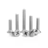 Tornillos Hechos de Aleación de Aluminio 2014, Cabeza Plana Phillips, Hexagonal para Apretar a Mano, Tornillos de Aluminio M4 M8 2024