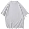 Camiseta Klein Azul 300g Algodón Puro Pesado Manga Corta Verano Unisex Marca de Moda Oversize Estilo Americano