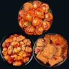 Pulpo Picante Listo para Comer Mariscos Picantes Enlatados Ostras Cocidas y Abulón Snacks para Comidas
