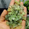 Precio 100g grava de piedra de uva verde natural al por mayor cristal piedra en bruto espécimen mineral piedra desnuda pulida pecera estanque