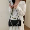 Bolso de hombro versátil para mujer, nuevo para principios de otoño de 2026, bolso bandolera con cadena, moderno y sencillo, bolso de mano de gran capacidad