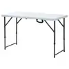 Mesa plegable portátil para exteriores, para puesto de mercado nocturno, sencilla, rectangular, para reuniones, hogar, comedor, mesa y silla de comedor