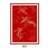 Pensamiento de Siete Colores Día de San Valentín Qixi Papel Luoqing Impermeable de 8 Capas Florería Flor de Fénix Dorado Material de Papel de Regalo Floral