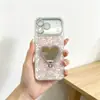 Espejo de Corazón Láser Adecuado para Funda de Teléfono Apple 17 iPhone 17 Pro Max Modelo Nuevo 16 Transparente Anti-Caída 15 Air