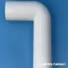 Codo de PVC de 90 grados conector de ángulo recto para suministro de agua 16-315 curva pequeña media curva accesorios de tubería de plástico para suministro de agua accesorios de tubería adhesivos