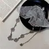 Corrente de Cintura de Metal para Mulheres Tira Decorativa Cinto de Vestido Moda Strass Cinto Estreito Corrente de Cintura Estilo Coreano para Mulheres