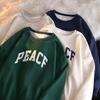 Sudadera de cuello redondo gruesa con forro polar para mujer, estilo coreano, holgada, de manga larga, de cachemira de zorro plateado, estilo europeo y americano, para otoño e invierno