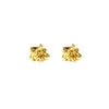 Pendientes Irregulares de Metal con Textura de Lava de Plata S925 Diseño de Nicho Estilo Frío Único Pendientes Sencillos para Mujer