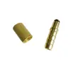 Fogareiro de Cassete de Uso Duplo Conexão Lateral Tubo de Metal Mangueira de Tanque de Gás Liquefeito Adaptador Extensor Conversor para Recipiente