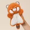 Brinquedo de pelúcia tipo puff, boneca de pelúcia de ovelhinha, fantoche de mão companheiro para apertar, brinquedo de pelúcia, presente de aniversário infantil para meninas