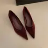 Zapatos de tacón de ante estilo hada con punta fina y tacón grueso para mujer, colección nueva 2026, tacones altos versátiles y elegantes para el trabajo y el uso diario