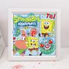 Sanrio Pintura Diamante Doraemon Infantil Artesanal DIY Adesivo Diamante Bob Esponja Pintura Diamante Completo Alvenaria Atacado