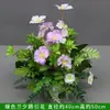 Flores de Fileira Baixa para Casamento Estilo Floresta Fileira de Flores Estilo Jardim de Monet Fileira de Flores Artificiais Flores Falsas Palco T de Casamento Corredor Arte Floral Acabada