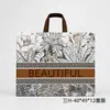 Bolso de mano textil con estampado a color, bolso de mano multifuncional para estudiantes escolares, instituciones de formación, publicidad y fines culturales y creativos