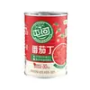 Cubos de Tomate COFCO Tunhe Xinjiang 390g en lata para saltear, olla caliente, pasta infantil, salsa de tomate, 0 aditivos