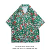 Moda Tendencia Sin Marca Nuevo Estilo Popular Moda Ins Literario Harajuku Tendencia Marca Verano Cuello Cubano Camisa Floral
