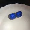 Pendientes Cuadrados de Circonita Aguja de Plata, Retro, Personalizados, Pendientes Simples y de Moda, Lujo Ligero, Pendientes de Gama Alta, Diseño de Nicho
