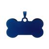 Placa de Identificación para Mascotas de Acero Inoxidable Transfronteriza DIY Grabada Placa para Perro Láser Grabado Colgante Simple que No se Desvanece