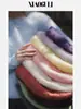 Suéter de Felpa Pequeña para Ropa de Hong Kong y Americana, Capa Base de Lana+Cachemira para Mujer, Estilo Otoño e Invierno, Capa Interior de Felpa